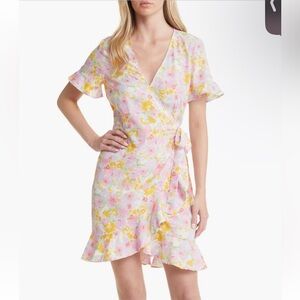Vero Moda Small wrap dress Pink